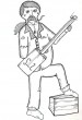 Guitarist with Paper Bag Shoes and a Rat